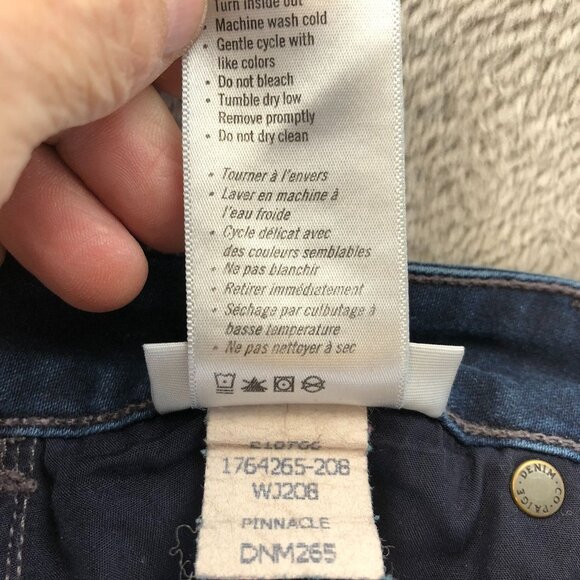 Paige Womens Verdugo Ankle Jeans 27 Blue Dark Denim Stretch Skinny Leg Casual - Picture 8 of 10